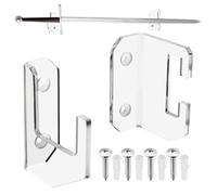 Générique Accroche Murale pour Épée - Support D’Affichage Horizontal pour Sabres LED, Système De Fixation Discret | Porte-Armes Décoratif pour Intérieur, Bureau, Vitrine, Salle De Jeux