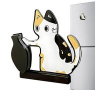 Générique Acrylic Cat Whiskers Storage Keepsake - Secure Magnetic Case, Preserve Precious Feline Mementos, Mount Kitchen Appliance Surfaces, Protect Delicate Pet Souvenirs, Compact Box Display | For
