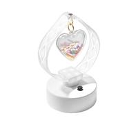Générique Acrylic Desk Decor - Kids Night Light, Aesthetic Table Lamp with Soft Eye-Caring Glow, Girls Bedroom Light, Nursery Bedside Lamp, Cute Desktop Decoration for Birthday Housewarming Party