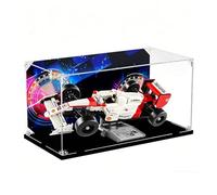 Générique Acrylic Display Case, Compatible with Le*GO 10330 MC*Laren MP4/4 & Ayrton Senna - Transparent, Dustproof Display Box & Collectible Storage Case（Model Not Included） (Black-3mm)