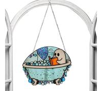 Générique Acrylic Ghost Decoration - Acrylic Ghost Decoratio.n - 20cm Acry.LIC Reading Ornament for Indoor and Outdoor Decoration Front Door Bedroom Living Room Country House Hotel Timeless Charm