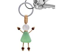 Générique Acrylic Key Chain - Sea Glass Pendant Charm, Handmade Friendship Keychain with Decorative Design, Cute Bag Accessory Key Holder, Aesthetic Keychain Gift for Women Men Backpack Wallet Use