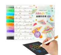 Générique Acrylic Markers, 17x12.5cm Quick Dry Oil Based Permanent Pens for Rock Painting with Waterproof Writing Function, Glass Decorating, Art Craft Supplies for Fabric, Ceramic, Set, Portable Use