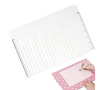 Générique Acrylic Ruler, Clear Sewing Guide, Precision Cutting Measuring Tool, Ensures Accurate Lines for Tailoring and Craft Projects, Sturdy Transparent Design for Quilters Knitters and Beginners