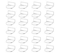 Générique Acrylic Wall Shelf, 24Pieces, Space-Saving Storage Rack | Decorative Wall Shelf for Corner Home Laundry College Apartment Bedroom Kitchen Workplace Dorm