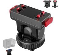 Générique Action Camera Cold Shoe Adapter, Cold Shoe Action Camera Magnetic Quick Mount Holder with 1/4" Screw Hole, Forward and Backward 75 ° Pitch Adjustment, for ACES, Ace Pro, Ace Pro 2 (1Set)