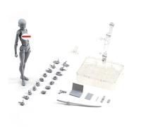 Générique Action Figure Model Set - Sketching Drawing Doll Model Set | Drawing Mannequin Figure Models | Artist Decoration Collection with Base Support for PVC Photography Props Desktop Painting