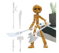Générique Action Figures - Collectible Poseable Character Toy Set for Kids | Durable PVC with Articulated Joints Design, Role Play Figurines for Imaginative Play Home Decor Shelf Display