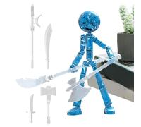 Générique Action Figures - Collectible Poseable Character Toy Set for Kids | Durable PVC with Articulated Joints Design, Role Play Figurines for Imaginative Play Home Decor Shelf Display