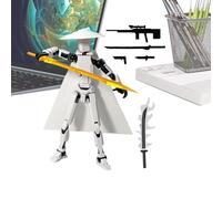 Générique Action Figures Set - Poseable Character Toys | ABS Material with Articulated Joints, Detailed Mini Figures for Imaginative Storytelling Collection and Shelf Decoration