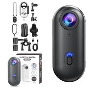 Générique ActionSnap-Thumb Action Camera, 2025 New Treklon-Treklon 4K Thumb Mini Handsfree Action Bodycam, 170° Wide Angle, Wearable Video Recording (Black,4K)