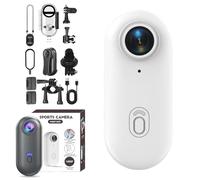 Générique ActionSnap-Thumb Action Camera, 2025 New Treklon-Treklon 4K Thumb Mini Handsfree Action Bodycam, 170° Wide Angle, Wearable Video Recording (White,4K)