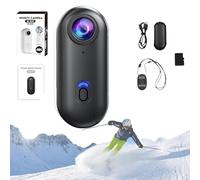 Générique ActionSnap-Thumb Action Camera, Treklon-Treklon 4s Body Cameras, HD 1080p/4K Mini Wearable Action Body, Wearable POV Cam with 170° Wide Angle for Cycling, Skiing,Diving (Black 1080P,128G)