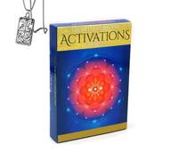 Générique Activations de la géométrie sacrée Oracle - édition de Poche, Papier cartonné, idéal pour Les débutants, Comprend Cartes et Collier
