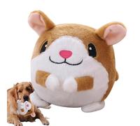 Générique Active Moving Pet Plush Toy for Dogs | Bouncing Plush Hamster - Toy Interactive Electronic Washable Plush Rabbit Shake Bounce Toys for Cats