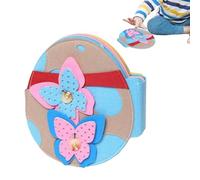 Générique Activités manuelles de Pâques pour - DIY Livres Jouets éducatifs en Forme d'œuf,Kit de Bricolage de Pâques en Feutrine - pour garçons, Filles, Maternelle, Tout-Petits - pour paniers de