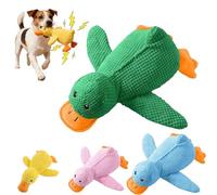 Générique Activ'Pet Canard Anti-Stress Chien,Canard Anti Stress pour Chien,Jouet Interactif Qui éMet des Sons pour Dog De Taille Petite, Moyenne, Grande (Vert,Petit)
