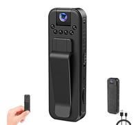 Générique Actualous Body Camera, HD 1080P Mini Rechargeable Body Camera with Night Vision & Rotating Lens, Wearable Video Recording, for Indoor, Outdoor, Traveling, Sport (WiFi Model)