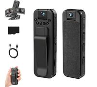 Générique Actualous Body Camera, HD 1080p Rechargeable Mini Body Camera with Night Vison&Rotating Lens, Body Cameras with Audio and Video Recording, for Travels Home & Outdoor Activities (WiFi+32G)