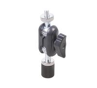 Générique Adaptateur à rotule Miniature avec vis 1/4" pour trépied, à Clip de téléphone, lumière LED, Conception compacte, Adaptateur de Construction en Alliage d ' Aluminium