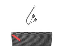 Générique Adaptateur ARGB adressable 1 à 10 5V 3 Broches, contrôleur de Ventilateur de Refroidissement 5V 3 Broches pour boîtier d ' Ordinateur, ARGB magnétique pour