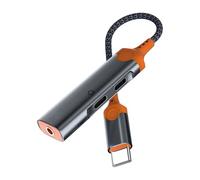 Générique Adaptateur auditif de Type C à 3, 5 mm à Rapide 60 W pour Smartphones, tablettes et Ordinateurs Portables améliore la Transmission du Son Adaptateur de Musique HiFi
