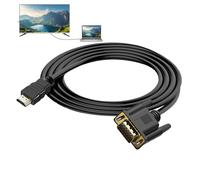 Générique Adaptateur Convertisseur HD VGA | Cordon Adaptateur HD VGA | Accessoires Informatique Anti-Interférence pour PC Moniteur TV Projecteur