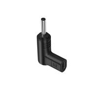 Générique Adaptateur coudé de Type C - Adaptateur 9V USB C Femelle mâle | USB Type C Femelle à DC Mâle 5.5x2.5mm/ 5.2x2.1mm/ 4.8x1.7mm/4.0x1.7mm/3.5x1.35mm/3.0x1.1mm Connecteur Mâle