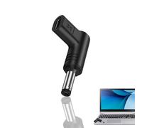 Générique Adaptateur coudé de Type C,Adaptateur de Charge d'entrée USB de Type C Femelle Alimentation CC - coudé à 90 degrés pour Ordinateur Portable/Tablette/téléphone Portable