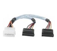 GENERIQUE Adaptateur d'alimentation Molex vers 2 connecteurs d'alimentation SATA G
