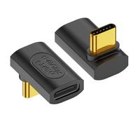 Générique Adaptateur d'angle de Type C, Adaptateur de Type C C 8K,Adaptateur USB 8K Haute définition 240 W | USB pour tablettes, téléphones Portables, pour Les Voyages d'affaires, la Maison, l'é