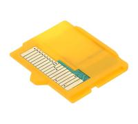 Générique Adaptateur de Carte Mémoire Microsd vers Carte Mémoire Format Compact en Plastique Jaune Compatible Appareils Olympus Supportant Cartes Microsdhc Jusqu'à 8gb pour Transfert Photo