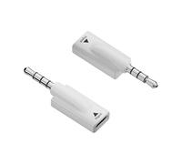 Générique Adaptateur de Casque 2X 3, 5 mm USB C Dongle, White | de son clair portable 20 Hz-20 kHz pour téléphones et ordinateurs portables, conception ABS légère