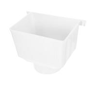 Générique Adaptateur de Descente Pluviale en PVC 110 MM Déviateur d'Eau de Toiture Durable Raccord pour Collecteur d'Eau de Pluie Système de Gouttières Extérieur