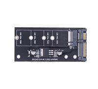 Générique Adaptateur de Disque Dur, Lecteur de Carte SATA3, convertisseur de Carte SATA3, Prend en des condensateurs de Filtre de capacité 2230/42 / 60/80