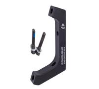 Générique Adaptateur de Frein à Disque de vélo,Adaptateur de Frein à Disque de vélo | Adaptateur de Montage Plat Support de Poteau en d'aluminium | Noir Convivial, Accessoires de légers pour fre