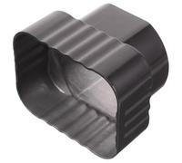 Générique Adaptateur de Gouttière 60X80 MM vers 75 MM en Matériau Robuste Raccord de d'Eau Pluviale pour Bâtiment Résidentiel Pièce de Gouttière pour Évacuation des Eaux de Pluie