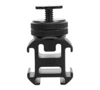 Générique Adaptateur de Griffe Flash en Alliage d'Aluminium CNC Fixation 1/4 pour Trépied Support Réglable pour Appareil Photo Reflex Numérique Accessoire Photo pour Flash et Microphone