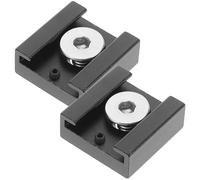 Générique Adaptateur de Griffe Multifonction 1/4 Pouce en Métal Noir, Support de Griffe Flash Réglable pour Appareil Photo Reflex Numérique, Lot de 2 Set de Set de Pièces, Accessoire