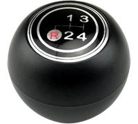 Générique Adaptateur de pommeau de levier de vitesse Pommeau de levier pour vitesse 4 vitesses pour Toyota pour Land pour Cruiser série 40(Red 4 Speed)