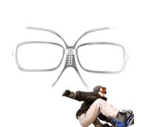 Générique Adaptateur De Prescription Pour De Ski - Insert Pour De Ski De Snowboard, Cadre Intérieur Flexible Réglable, Remplacement De Lentille Optique, Support De Lentille Antibuée, Ajustemen