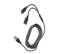 Générique Adaptateur de rallonge USB Femelle 1 entrée 2 Sorties pour Le Chargement et Le de données pour claviers et Autres séparateurs USB