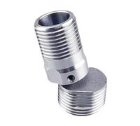 Générique Adaptateur de Robinet de Douche Robuste et Flexible avec Embout Excentrique Réglable de Remplacement