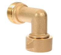 Générique Adaptateur de Tuyau D'arrosage en Laiton 3/4 Pouces Coude à 90 Degrés, Installation Rapide et Retrait Facile pour Usage Intérieur et Extérieur