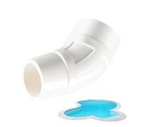 Générique Adaptateur de Tuyau de Piscine, régulateur de Nettoyeur de - Connecteur d'angle de 45 degrés pour Nettoyeur de | Pièce de Rechange résistante à l'usure, connecteur d'écumeur de Piscine