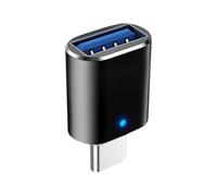 Générique Adaptateur de Type C USB,Adaptateur USB avec 3.0 - côte à côte mâle 3.0 Femelle Typec Adaptateur pour Clavier, Souris, Disque U, téléphone Portable, Tablette, Voiture, 3/4 Type C