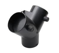 Générique Adaptateur De Vanne Thermique - Té De Tuyau 3 Voies en Forme De Y De 75 Mm, Connecteur Automobile Auxiliaire pour Séparateur De Conduit d'air, Accessoire Fiable Et, Performance Optimisée du