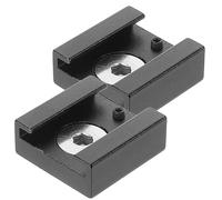 Générique Adaptateur D'extension pour Griffe Flash 1/4 Pouce en Alliage D'aluminium Noir pour Caméra DSLR avec Fixation Sécurisée et Environnement Stable