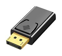 Générique Adaptateur DP HD - Câble displayporrt HD 4K60 Hz, convertisseur USB versHD | Connecteurs plaqués Or pour Ordinateur Portable, Moniteur, TV, Jeux vidéo et Audio Haute définition,