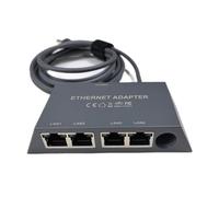 Générique Adaptateur Ethernet avec 4 Ports RJ45 pour Starlink Gen3/Mini Adaptateur Ethernet avec réseau Externe câblé pour d'autres appareils et câble réseau